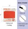 Griffin Silk Bead Cord Perlseide – Size 14 (1.02mm) – 2 Meters per Card – Stainless Steel Needle Attached – for Knotting Pearls, Gemstones, Crystals and Beads